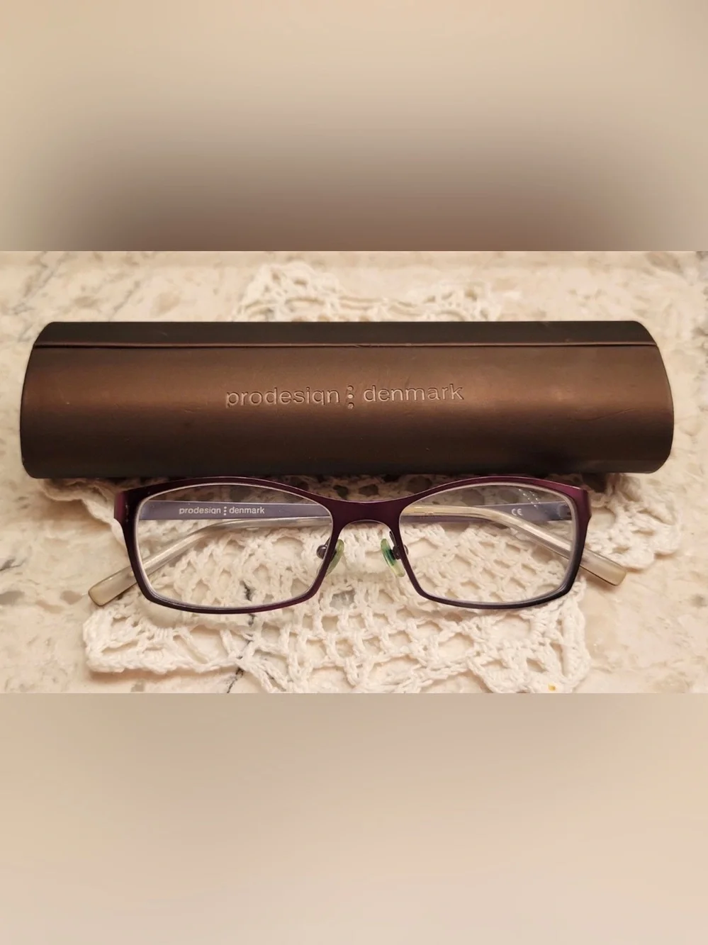 Prodesign Denmark Titanium Purple Eyeglasses Frames Women’s 1258  40-45-135